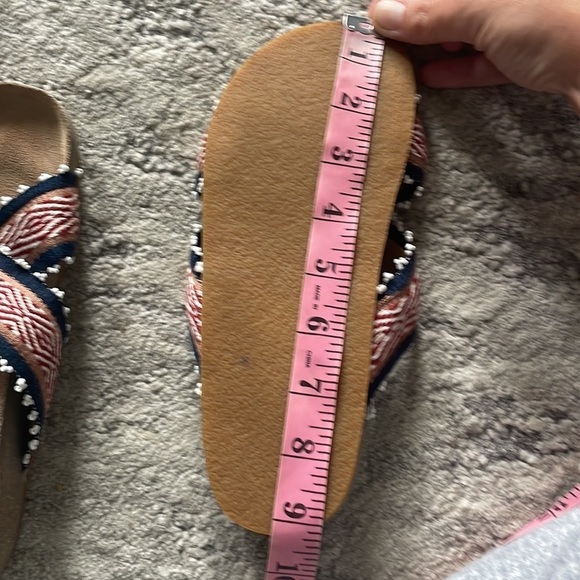 Ulla Johnson Red and Blue Sandals - Picture 7 of 7